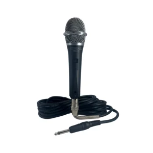 Microphone Portable Dynamique Cardioïde Métallique
