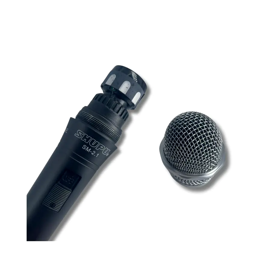 Microphone Portable Dynamique Cardioïde Métallique – Image 3
